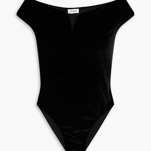 Nanushka Gesa Velvet Bodysuit